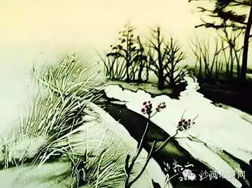 沙画表演
